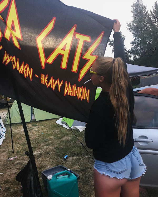 Danger Cat Flag
